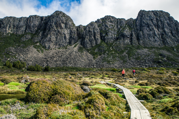 Traveling through the Central Highlands of Tasmania
